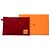 Pochette Hermès Toile Bora Bora Rossa MM Rosso - vista 8