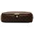 Borsa a tracolla Louis Vuitton Monogram Abbesses marrone - vista 3