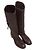 Botas altas de cuero marrón con hebilla Prada Talla 37 Castaño - vista 2