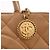 Tote Chanel Caviar Medallion beige - vista 13