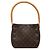 Borsa a tracolla Louis Vuitton Monogram Looping MM marrone