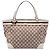 Tote Mayfair in tela GG Canvas Web bianca Gucci Bianco