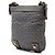 Borsa a tracolla Grey LOEWE Anagram Canvas New Road Grigio - vista 2