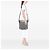 Borsa a tracolla Grey LOEWE Anagram Canvas New Road Grigio - vista 7