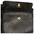 Tote Chanel CC Caviar nero con tasca frontale e catena - vista 14