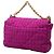 Borsa Chanel Large Tweed 19 con patta rosa Porpora - vista 2
