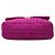Borsa Chanel Large Tweed 19 con patta rosa Porpora - vista 3