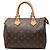 Borsa Boston Louis Vuitton Monogram Speedy 25 marrone