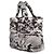 Tote imbottito stampato in nylon Re Prada grigio - vista 2