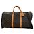 Borsa da viaggio marrone Louis Vuitton Monogram Keepall Bandouliere 50
