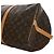 Borsa da viaggio marrone Louis Vuitton Monogram Keepall Bandouliere 50 - vista 10