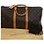 Borsa da viaggio marrone Louis Vuitton Monogram Keepall Bandouliere 50 - vista 15