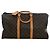 Borsa da viaggio marrone Louis Vuitton Monogram Keepall Bandouliere 50 - vista 4