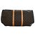 Borsa da viaggio marrone Louis Vuitton Monogram Keepall Bandouliere 50 - vista 5
