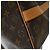 Borsa da viaggio marrone Louis Vuitton Monogram Keepall Bandouliere 50 - vista 7