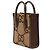 Borsa Gucci Mini Jumbo GG Canvas Web beige - vista 2