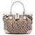 Borsa Sukey in tela Gucci GG bianca Bianco