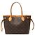 Borsa Tote Louis Vuitton Monogram Neverfull PM marrone