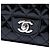 Borsa a tracolla Chanel Medium Quilted Patent Secret Label Nera Nero - vista 5