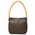 Borsa a tracolla Louis Vuitton Monogram Looping MM marrone