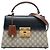 Borsa Gucci Small GG Supreme Padlock beige