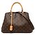 Borsa Louis Vuitton Monogram Montaigne MM marrone