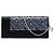 Clutch Dior in raso e paillettes nere con tracolla a catena Nero