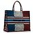 Book Tote Dior Large French Flag Blu - vista 2