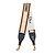 Weißer Dior bestickter Canvas-Bag-Strap