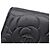 Tarjetero Chanel CC de piel gofrada negra con Camelia Negro - vista 7