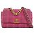 Borsa Chanel Medium Tweed 19 Flap Rosa