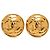 Orecchini a clip Chanel CC placcati oro D'oro