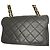Borsa a tracolla Chanel Medium in agnello trapuntato nero con logo e catena - vista 20