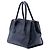 Blauer Prada Glace Calf Twin Pocket Double Handle Satchel - Ansicht 2
