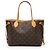 Borsa Tote Louis Vuitton Monogram Neverfull PM marrone