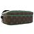 Borsa a tracolla Louis Vuitton Monogram Macassar S Lock marrone - vista 11