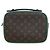 Borsa a tracolla Louis Vuitton Monogram Macassar S Lock marrone - vista 4