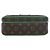 Borsa a tracolla Louis Vuitton Monogram Macassar S Lock marrone - vista 5