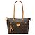 Borsa a tracolla Louis Vuitton Monogram Iena PM Marrone