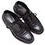 Chanel Oxford aus schwarzem Lackleder mit Steppmuster Größe 38 - Ansicht 2