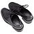 Chanel Oxford aus schwarzem Lackleder mit Steppmuster Größe 38 - Ansicht 3