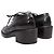 Chanel Oxford aus schwarzem Lackleder mit Steppmuster Größe 38 - Ansicht 4