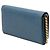 Borsa a tracolla Prada Saffiano Wallet On Chain Blu - vista 2