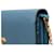 Borsa a tracolla Prada Saffiano Wallet On Chain Blu - vista 7