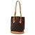 Petit Bucket Louis Vuitton Monogram marrón Castaño - vista 2