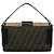 Borsa a tracolla convertibile Fendi Large Zucca Canvas Marrone - vista 4
