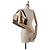 Borsa a tracolla convertibile Fendi Large Zucca Canvas Marrone - vista 9