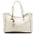 Gucci Bella Leder Tote Bag in Weiß, Medium