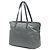Borsa Tote Satchel Convertible con Zip Tessuto Prada Grigio - vista 2