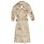 Medusa Vestido con cinturón de seda Champagne Versace Primavera/Verano 2005 Talla IT 40 Dorado - vista 2